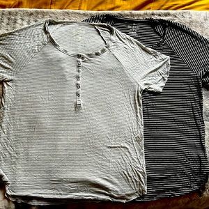 American Eagle Soft and Sexy Short Sleeve Henley Tees XL